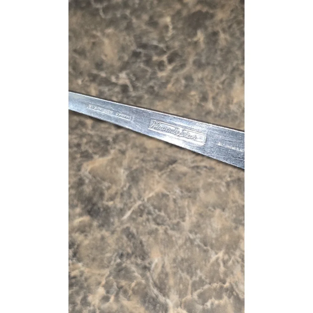 Vintage Mid Century HEAVENLY STAR‎ Stainless Slotting Serving Spoon Japan